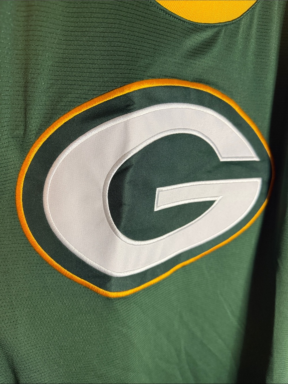 NFL Green & Gold Green Bay Packers Mesh Sleeveless Jersey - Picture 4 of 5